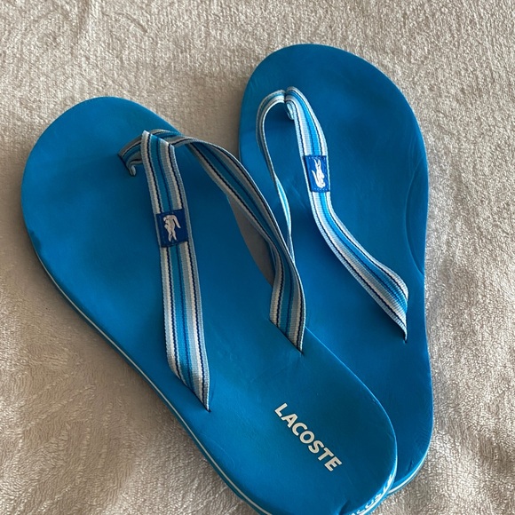 VINTAGE Lacoste Vibrant Blue Sandals main image 4